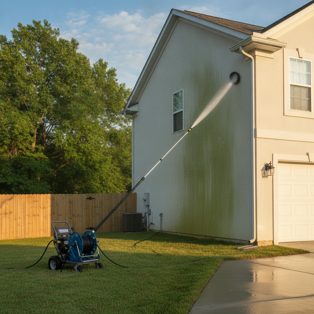 Exterior Cleaning - No Face and No Text